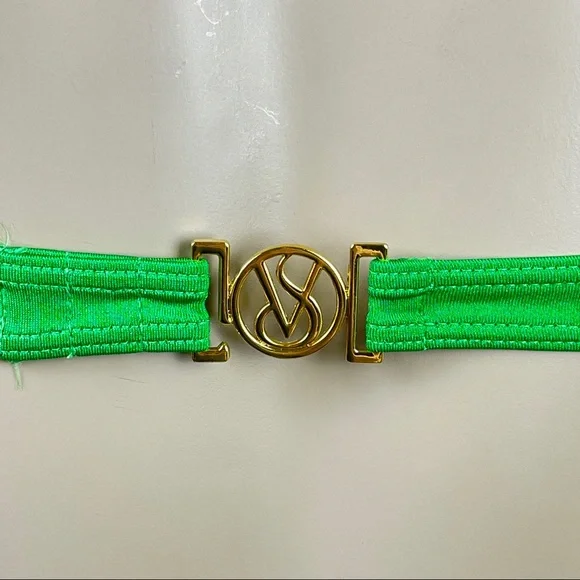 🚫SOLD🚫 Victoria's Secret Emerald Green Very Sexy Line Halter Strapless Bikini - Picture 12 of 16